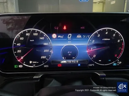 벤츠 W223 S500 휠 상처 수리 후, 다이아몬드 컷팅 휠 복원 / 용인 처인구