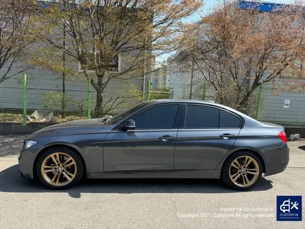 BMW F30 397M 휠 상처 수리 후, 골드 휠 도색 / 용인 처인구