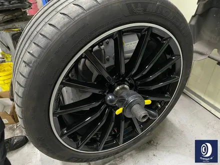벤츠 GT43 AMG 유광 블랙 + 실버 투톤 휠도색 / 용인 처인구