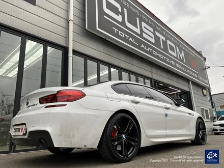 BMW 640d 휠수리 후 블랙유광 휠도색 + 레드 캘리퍼 도색 / 용인 처인구