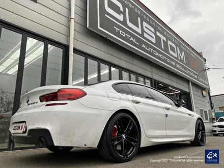 BMW 640d 휠수리 후 블랙유광 휠도색 + 레드 캘리퍼 도색 / 용인 처인구