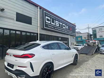 BMW X6 40i 신차 741M 블랙유광 휠도색 + 레드 캘리퍼 도색 / 용인 처인구