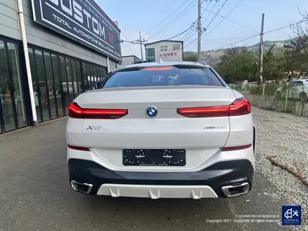 BMW X6 40i 신차 741M 블랙유광 휠도색 + 레드 캘리퍼 도색 / 용인 처인구