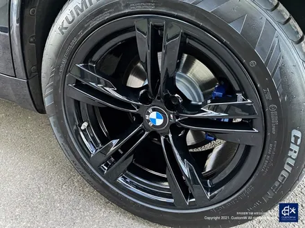 이런 상태의 캘리퍼도 살려냅니다! BMW F15 X5 30d 휠수리 후 블랙유광 휠도색 + 블루 캘리퍼 도색 및 허브 방청 / 용인 처인구