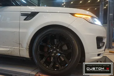 레인지로버 스포츠 블랙유광 휠도색. / 용인 처인구