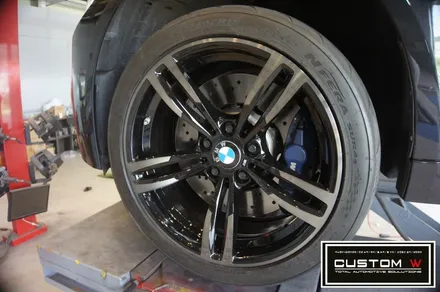 잘못된 휠수리로 고생하신 고객분.. BMW F80 M3 437M 휠복원 작업. / 용인 처인구