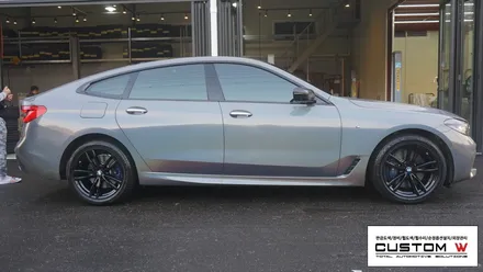 BMW 6GT 블랙유광(하이그로시블랙) 휠도색. / 용인 처인구