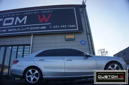 벤츠 W212 E350 휠상처 수리후, 휠복원 도색 작업.! / 용인 처인구