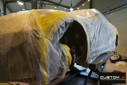엄청난 가속력 테슬라 모델 S P100D 블랙유광 휠도색 그리고  90D 차량의  레드 캘리퍼 도색 작업까지.! / 용인 처인구