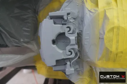 벤츠 C43 AMG 카브리올레 무광 블랙 휠도색 + 건메탈 그레이 컬러 캘리퍼 도색 / 용인 처인구