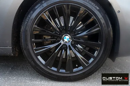 BMW 5GT 블랙유광 휠 도색 / 용인 처인구
