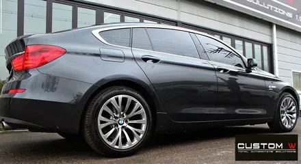 BMW 5GT 휠 상처 수리 후 고스트크롬 휠 도색 / 용인 처인구
