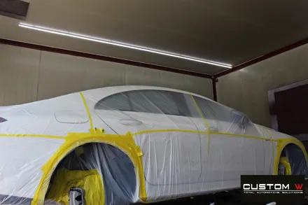 벤츠 CLS53 AMG 투톤무광 휠도색 + 카본 세라믹 골드 캘리퍼 도색 / 용인 처인구