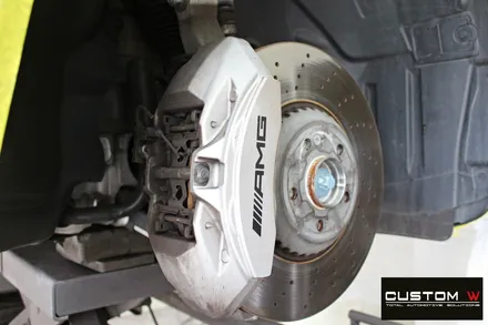 벤츠 E53 AMG 무광블랙실버 투톤 휠도색 + 건메탈 캘리퍼 도색 / 용인 처인구