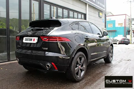 재규어 E페이스(E-PACE) 휠 상처 수리 후 무광 건메탈 휠도색 / 용인 처인구