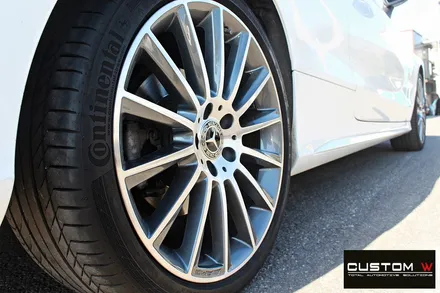 벤츠 C220d 마차휠 다이아몬드 컷팅 휠복원 / 용인 처인구