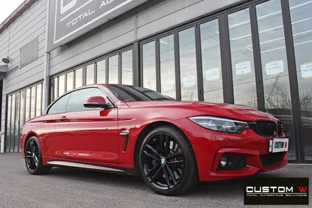 BMW 430i 컨버터블 휠 상처 수리 후 블랙유광 휠도색 / 용인 처인구