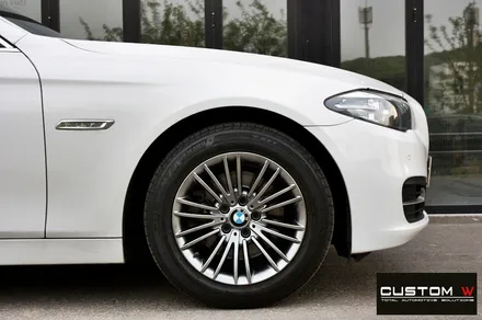 BMW F10 520d 휠 상처 수리 후 고스트 크롬 휠도색 / 용인 처인구