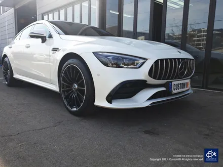 벤츠 GT43 AMG 박리 후 블랙실버 유광 투톤 휠도색 / 용인 처인구