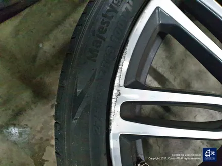 BMW G30 530e 664M 휠수리 후 블랙유광 휠도색 / 용인 처인구