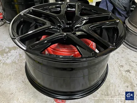 벤츠 GLE53 AMG 쿠페 블랙유광 휠도색 + 레드 캘리퍼 도색 / 용인 처인구