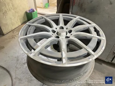 벤츠 신차 GLB35 AMG 블랙유광 휠도색 + 골드 캘리퍼 도색 / 용인 처인구