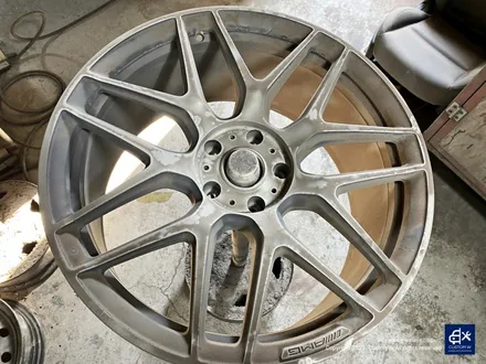 벤츠 G63 AMG G바겐 22인치 블랙 실버 투톤 무광 휠도색 / 용인 처인구