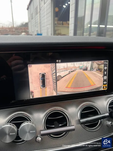 벤츠 W213 E220D 순정 어라운드뷰 360카메라, 와이드콕핏, 멀티빔라이트 설치. / 용인 처인구