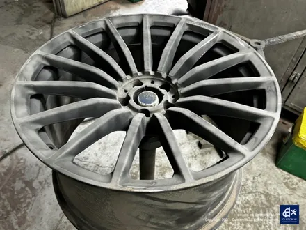 벤츠 GT43 AMG 휠수리 후 블랙유광 휠도색 / 용인 처인구