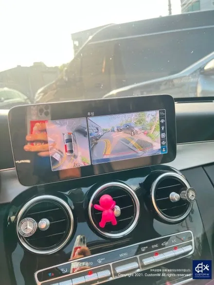 벤츠 W205 C220d 반자율주행 옵션설치, 360도카메라 어라운드뷰 옵션설치. / 용인 처인구