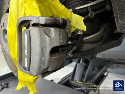 벤츠 GLE53 AMG 블랙 유광 휠도색 그리고 레드 캘리퍼 도색까지_! 완벽한 컬러 밸런스_! / 용인 처인구