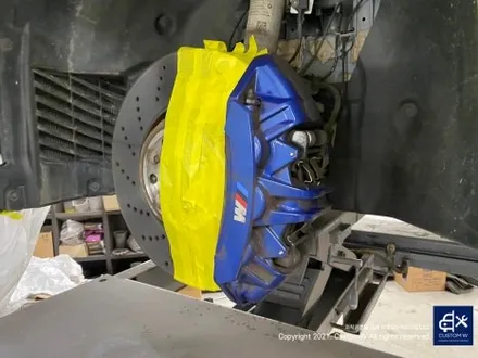 BMW G82 M4 826M 휠 상처 수리 후, 블랙 유광 휠 복원 도색 그리고 레드 캘리퍼 도색 작업까지_! / 용인 처인구