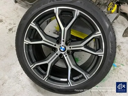 BMW G06 X6 30D 21인치 741M 휠 상처 수리 후, 다이아몬드 커팅 휠 복원 / 용인 처인구