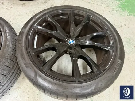BMW M60i 755M 22인치 휠 상처 수리 후,  제트 블랙 휠 복원 도색 / 용인 처인구