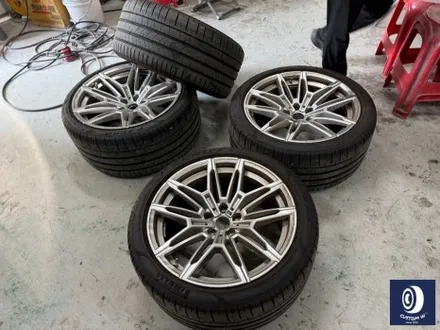 BMW G87 M2 930M 휠 상처 수리 후, 건메탈 그레이 휠도색 + 레드 캘리퍼 도색 / 용인 처인구