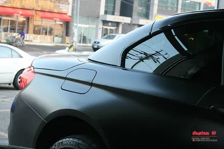 BMW M4 맷블랙(블랙무광) 휠도색으로 바디와 완벽한 조화를 맞추다. / 용인 처인구