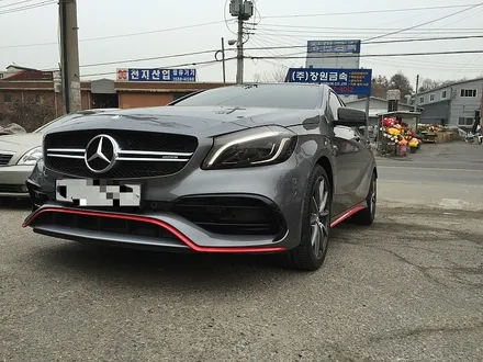 벤츠 A45AMG 맷블랙 휠도색&캘리퍼도색(레드) 폰카로 찍어본 작업기(아이뻐육탄) / 용인 처인구