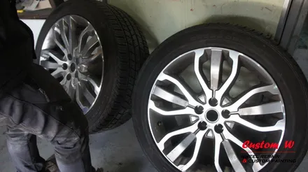레인지로버 스포츠(Range rover sport) 블랙유광 휠도색으로 포스는 나의 것으로! / 용인 처인구