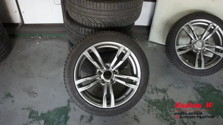 BMW 420D 441M 휠 블랙유광 휠도색. / 용인 처인구