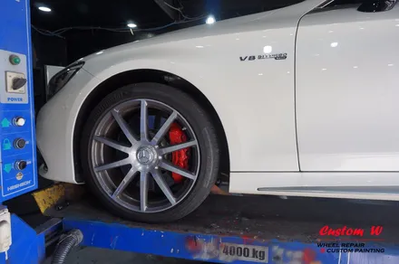 벤츠 S63 AMG 카브리올레 W217 블랙유광 휠도색 + 에어발란스, 이오나이져 레트로핏, 코딩. / 용인 처인구