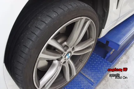 BMW 428I 컨버터블과 잘 어울리는 블랙유광 휠도색.(휠 상처수리 후 도색) / 용인 처인구