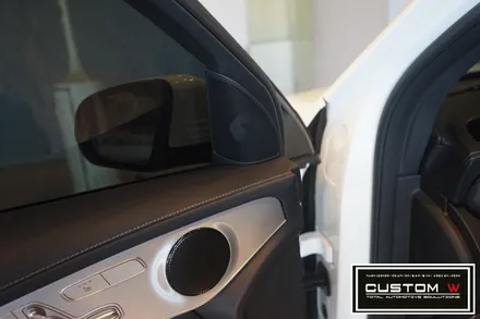 벤츠 GLC 부메스터 3d 전동트위터 장착 및 부메스터 미드 커버교체. / 용인 처인구