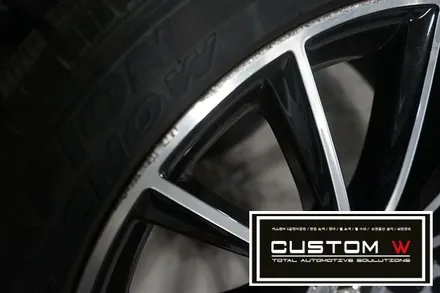 휠수리 - 메르세데스 벤츠 GLC 250d 쿠페 20인치 다이아몬드컷팅 휠. / 용인 처인구