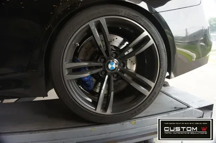 잘못된 휠수리로 고생하신 고객분.. BMW F80 M3 437M 휠복원 작업. / 용인 처인구
