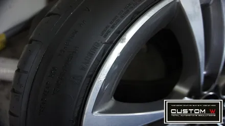 BMW 420d 그란쿠페 18인치 스포츠휠 휠 상처수리 후 고스트크롬 휠도색. / 용인 처인구
