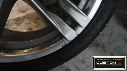 BMW 640d 블랙유광 휠도색, 고스트크롬 휠도색 2가지 컬러 휠도색 작업 함께 보기. / 용인 처인구