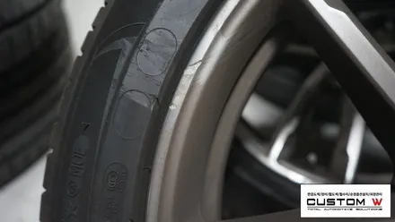 BMW G30 5시리즈 블랙유광 휠도색. / 용인 처인구
