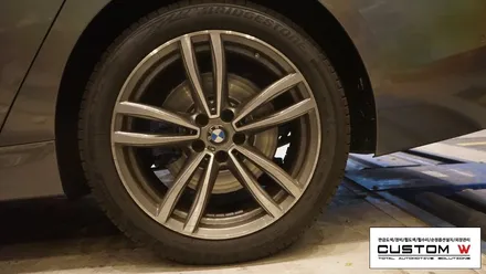 BMW 6GT 블랙유광(하이그로시블랙) 휠도색. / 용인 처인구