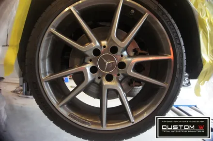 벤츠 C43AMG & E400쿠페 블랙유광 휠도색,캘리퍼도색.! / 용인 처인구