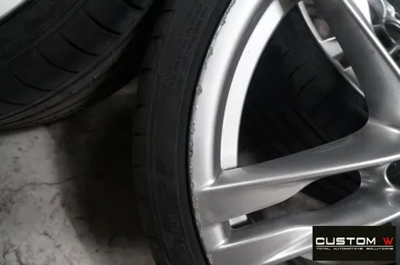 BMW 640D 휠 상처 수리 후, 블랙유광 휠도색, 캘리퍼 도색. / 용인 처인구
